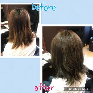 カラー 藤本 麻衣のヘアスタイル