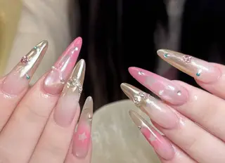 ネイル By moonネイル 🌷ワンホン/韓国風のネイルデザイン