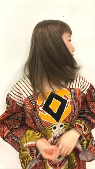 ロング カラー 吉田一輝 外国人パーマのヘアスタイル