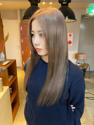 ロング カラー cope'u みゆのヘアスタイル