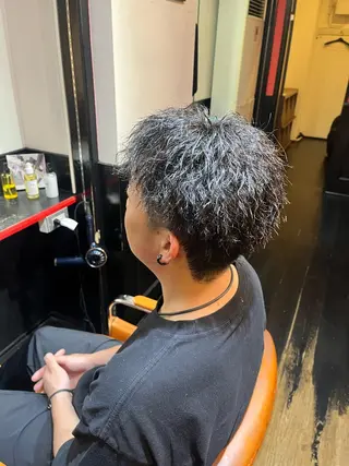 パーマ メンズ Hammer Smith所属・スズキ リコのヘアスタイル