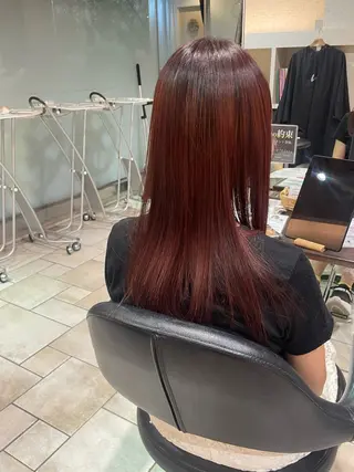 セミロング 斧 海音のヘアスタイル