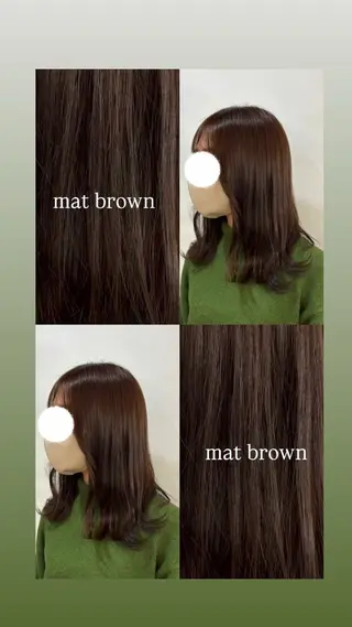 ロング アリヤマ メイカのヘアスタイル