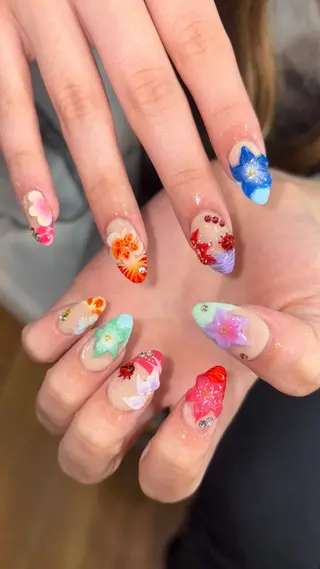 ネイル ⟡.·coco⟡.· 2月予約受付中のネイルデザイン