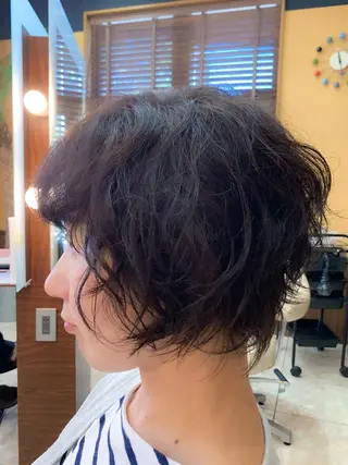 ショート 縮毛矯正/髪質改善 飯田公祐のヘアスタイル