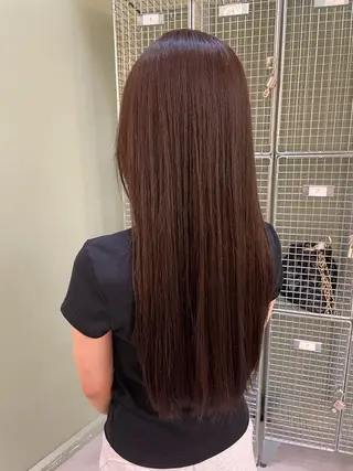 ロング カラー uta所属・中井 菜々香のヘアスタイル