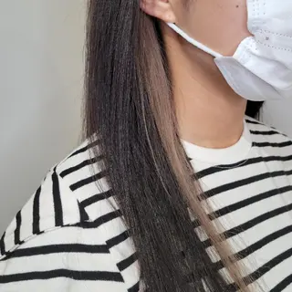 ロング 🇰🇷透明感×ハイ トーン🌟tomoのヘアスタイル