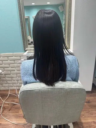 セミロング 高田 有里子のヘアスタイル