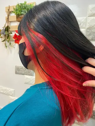 ロング カラー ショートボブ✨️ 池田芽生のヘアスタイル