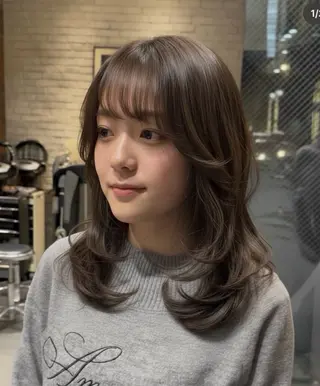 ロング MINX ginza所属・MINX 野本奏和のヘアスタイル