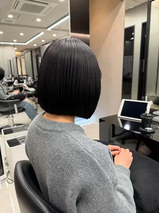 カラー HARUKI MINATO JAPAN 仙台所属・💜ひな💜縮毛矯正 /透明感/韓国ヘアのヘアスタイル