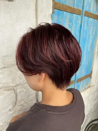 ショート カラー 佐久間 広祐のヘアスタイル