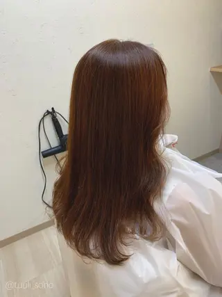 セミロング カラー 美容室tuuli 大名店所属・tuuli トゥーリのヘアスタイル