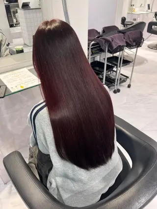 ロング 艶カラー美髪縮毛矯正 /髪質改善✨️ユウキのヘアスタイル
