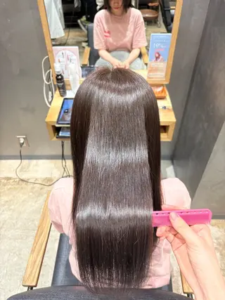 ロング カラー Inity心斎橋/ クルミのヘアスタイル