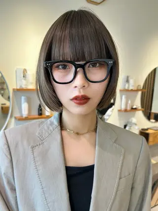 ショート sea by luvismけやき通り2号店所属・ボブ/ショート/ 縮毛矯正/岸本恭明のヘアスタイル