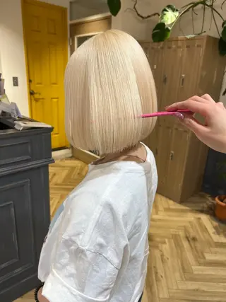 ミディアム カラー 艶カラー/韓国顔周り 🎀mamiのヘアスタイル