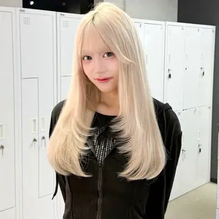 ロング カラー 暖色/ミルクティー /レイヤー/マリア♡のヘアスタイル