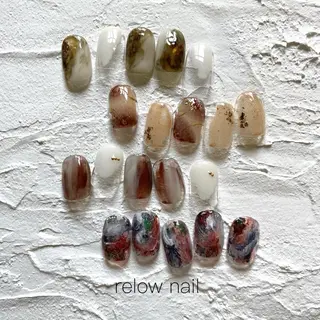 ネイル anyora nail salon所属・大人ワンホン キラキラ／Ayanoのネイルデザイン