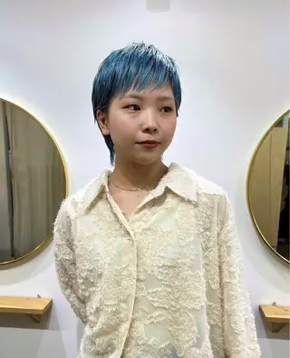 ショート カラー 心斎橋美容師 fumikaのヘアスタイル