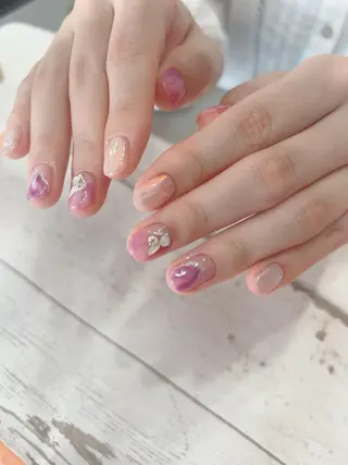 ネイル 北浦和 自爪育成ケアのネイルデザイン