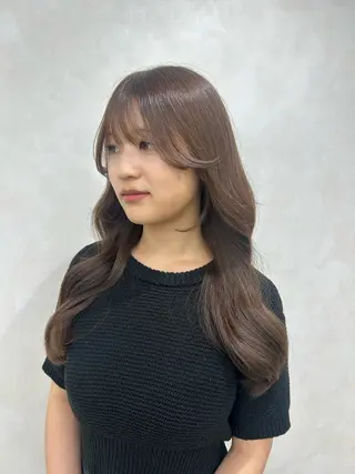 ロング カラー 柔らかカラー🤎 luna🧸🤎のヘアスタイル