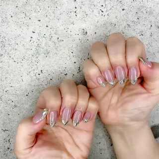 セミロング カラー パーマ ヘアアレンジ メンズ キッズ ネイル マツエク・マツパ Salon Ｋのネイルデザイン