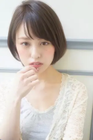 ミディアム カラー マツエク・マツパ 🤎ベージュカラー 🐶メンズパーマのヘアスタイル