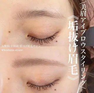 アイブロウ 🎀束感まつ毛🎀 川端椿のマツエク・マツパデザイン