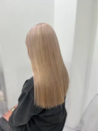 ミディアム カラー 🎀🧁ダメージレス 艶髪カラー🧁🎀のヘアスタイル