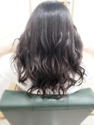 セミロング すずき えりのヘアスタイル