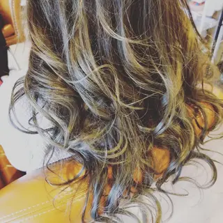 ロング カラー spa hair  ark 富井直美のヘアスタイル