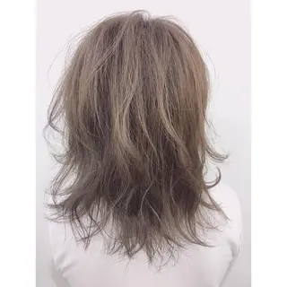 セミロング カラー 髪質改善/茅ヶ崎 マツモト リョウのヘアスタイル