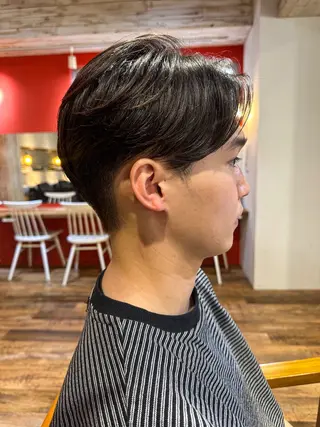 ショート メンズ 横浜美容室／暖色系 michika🌹のヘアスタイル