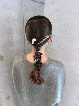 ヘアアレンジ 女性に人気♪ はやしほのかのヘアスタイル