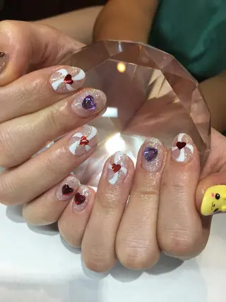 ショート ネイル glow_ nailのネイルデザイン