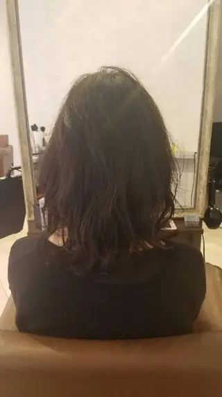 ロング 坂本 純子のヘアスタイル