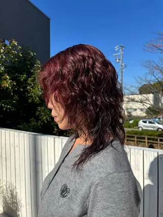 ロング 工藤 暖のヘアスタイル