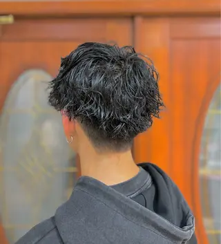 カラー パーマ メンズ Heal西尾 星野ヒロトのヘアスタイル