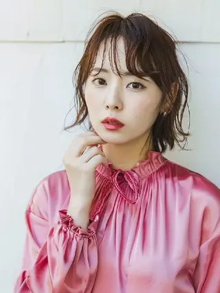 ヘアアレンジ 束感まつぱ🥑🤍 NATUKI🤍のマツエク・マツパデザイン