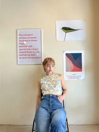 森綱 悠 /栄/ボブのヘアスタイル