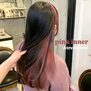 セミロング カラー REVELS tokyo所属・watanabe Yuukaのヘアスタイル