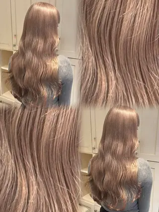 ロング カラー ベレーザ渋谷所属・圧倒的クオリティのブ リーチ/Tomokiのヘアスタイル
