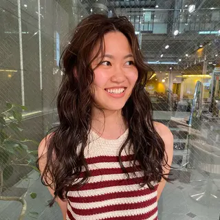 ロング カラー ベージュ/暖色🧸 ハイトーン/ninaのヘアスタイル