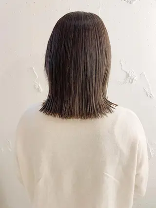 ミディアム ヘアアレンジ 透明感color 🥣suzunaのヘアスタイル