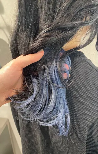 セミロング カラー お洒落カジュアル🍃 まなとのヘアスタイル