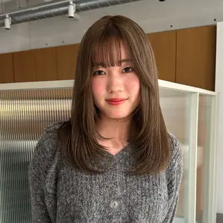 ロング カラー ベージュ/暖色🧸 ハイトーン/ninaのヘアスタイル