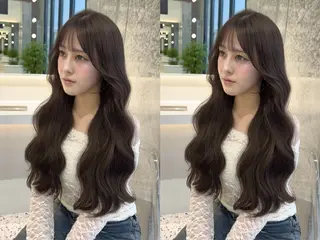 ロング 🎀透明感ブラウ ンshizuka🎀のヘアスタイル