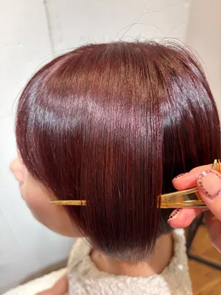ショート カラー R hair salon所属・岩崎 優のヘアスタイル