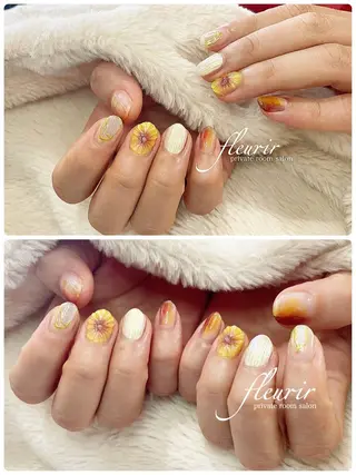 ネイル フルリール 【プライベートサロンのネイルデザイン